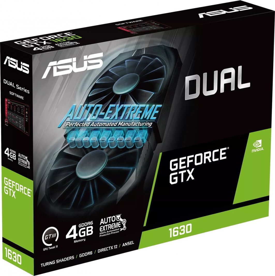 Kartelë grafike Asus Dual GeForce GTX 1630 4GB GDDR6