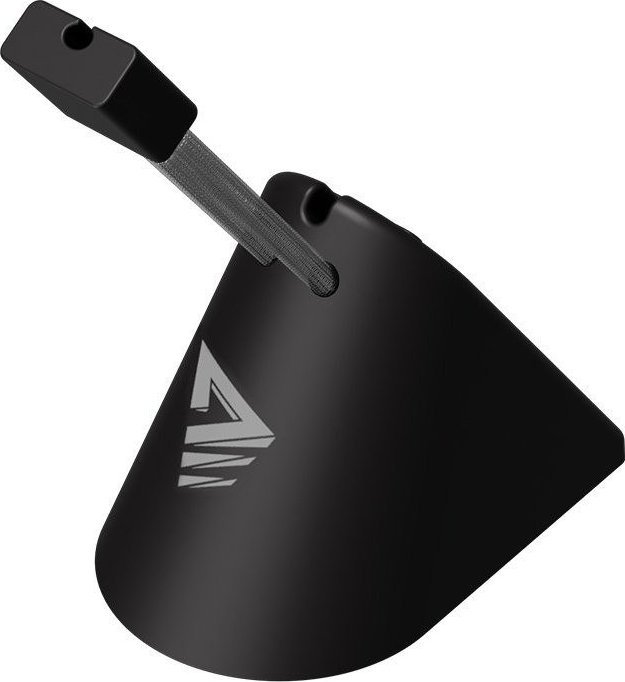 Mbajtëse kabllo për maus Savio MB-01, krahë çeliku fleksibël, bazament gome kundër rrëshqitjes, e zezë