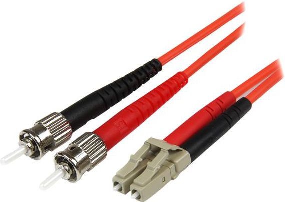 Kabllo patchcord StarTech, LC-ST, 50/125, 1m, e portokalltë