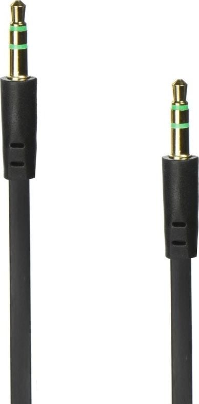 Kabllo audio AUX Box, 3.5mm stereo, 1m, i zi