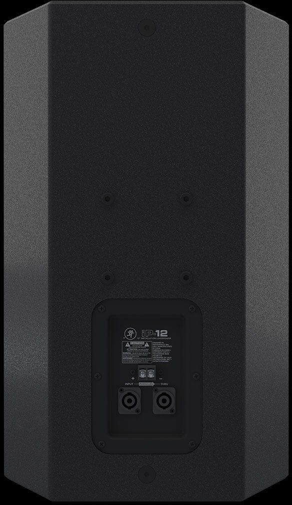 Kutizë zanore Mackie iP-12, 12", pasive 2‑drejtimëshe, e zezë