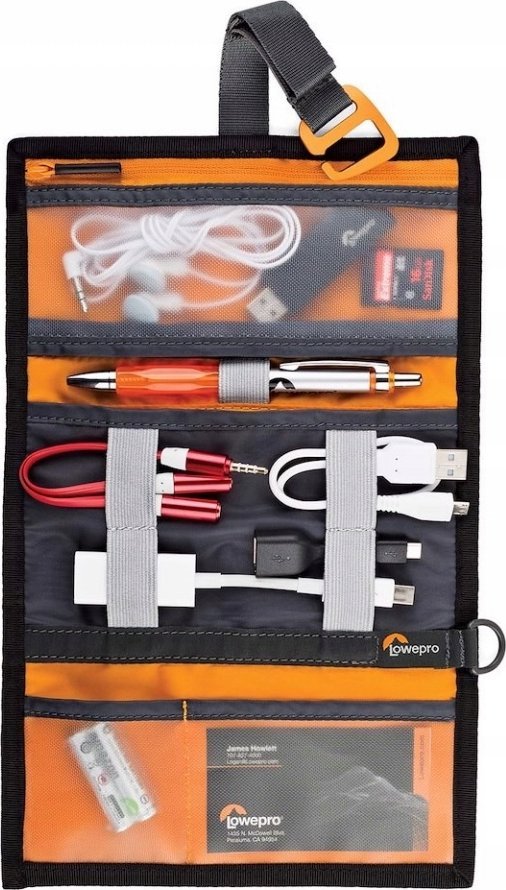 Organizues kabllosh Lowepro GearUp Wrap, palosës, gri e errët