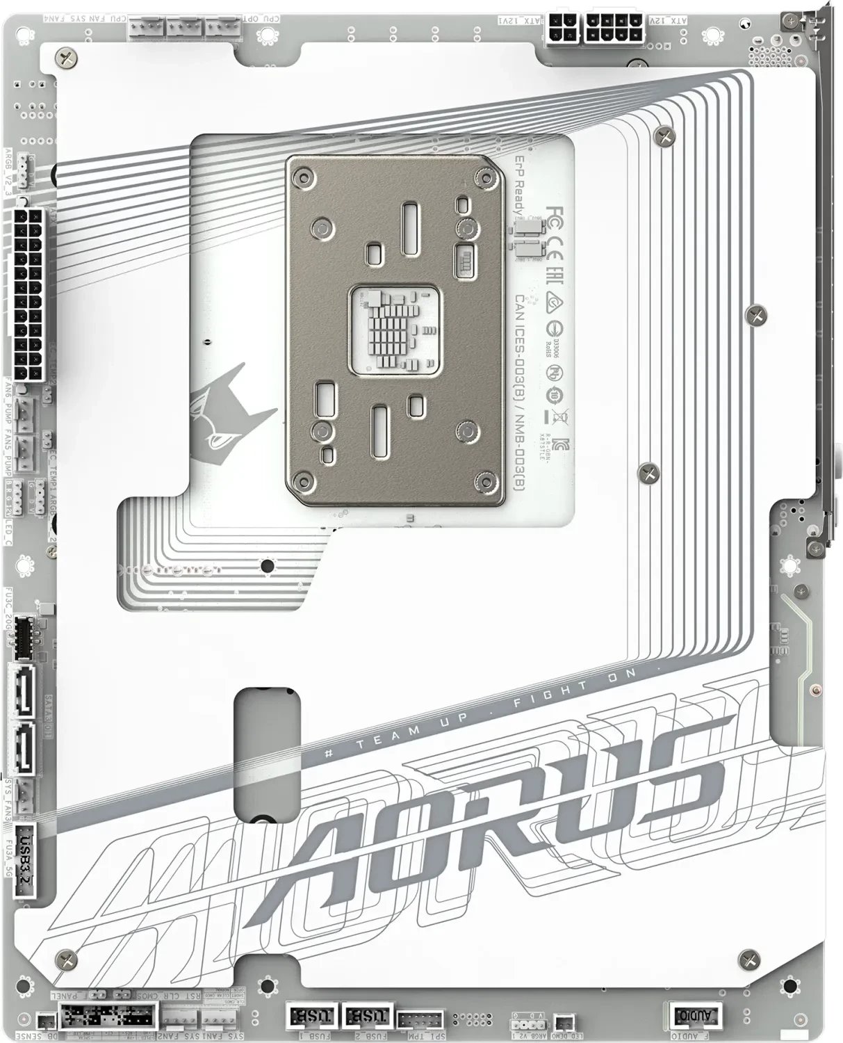 Pllakë amë Gigabyte X870 Aorus Stealth Ice, DDR5, PCIe 5.0, e bardhë