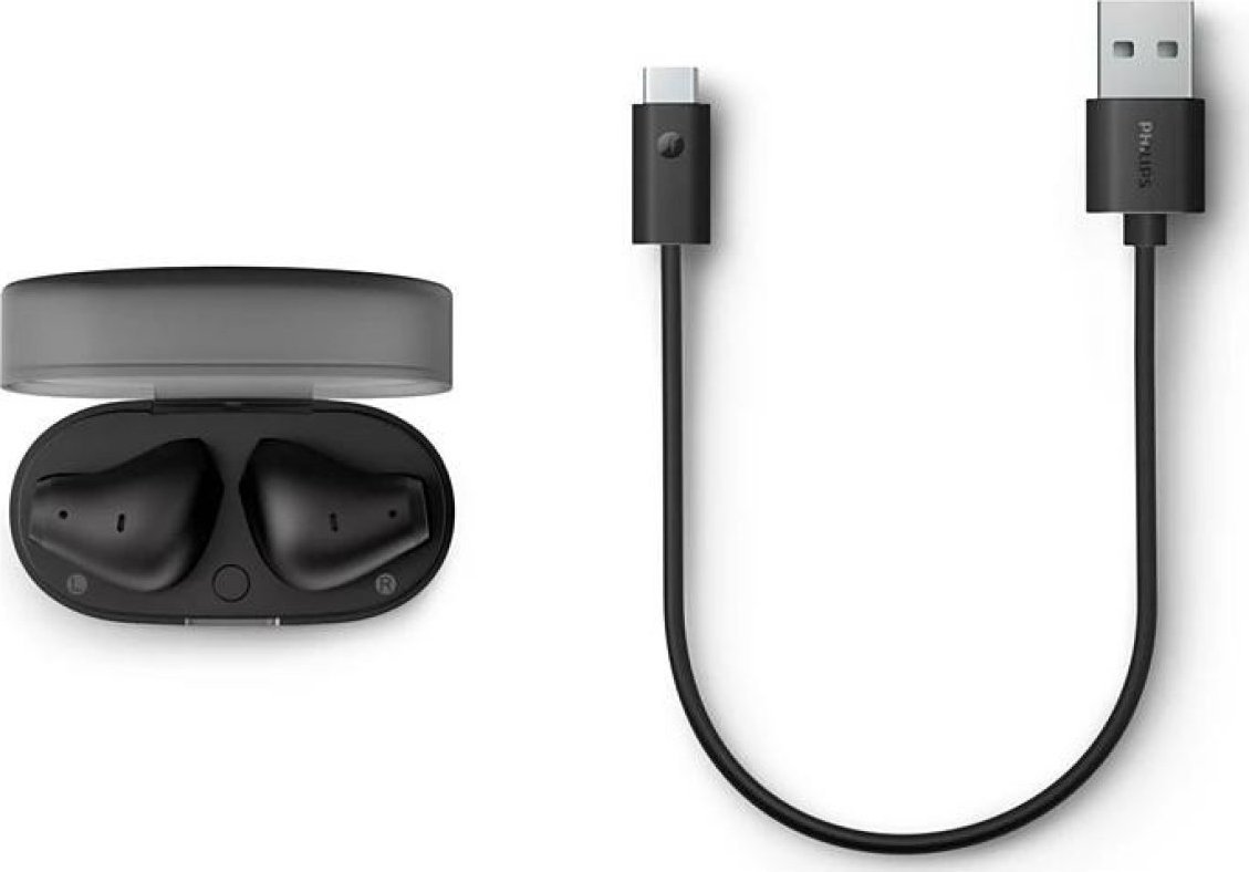 Kufje wireless Philips TAT2139, Bluetooth, in ear, të zeza