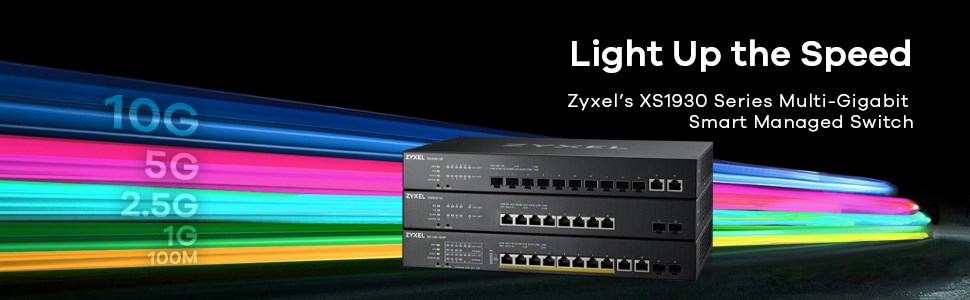 Switch i menaxhuar Zyxel XS1930-12HP, L3 10G Ethernet, PoE++, i zi