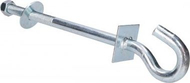 Греп за закачување ExtraLink Hook 16mm 250mm, издржлив метал, боја челик
