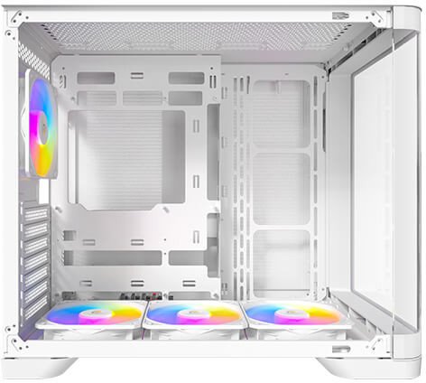 Kornizë PC Antec C5 Curve ARGB, 4 ventilatorë 120mm ARGB, USB Type C 3.2 Gen 2, xham i kalitur i harkuar