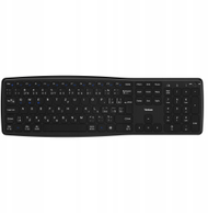 Tastierë wireless Yenkee YKB 2100CS, ergonomike, me mbështetëse pëllëmbe, e zezë