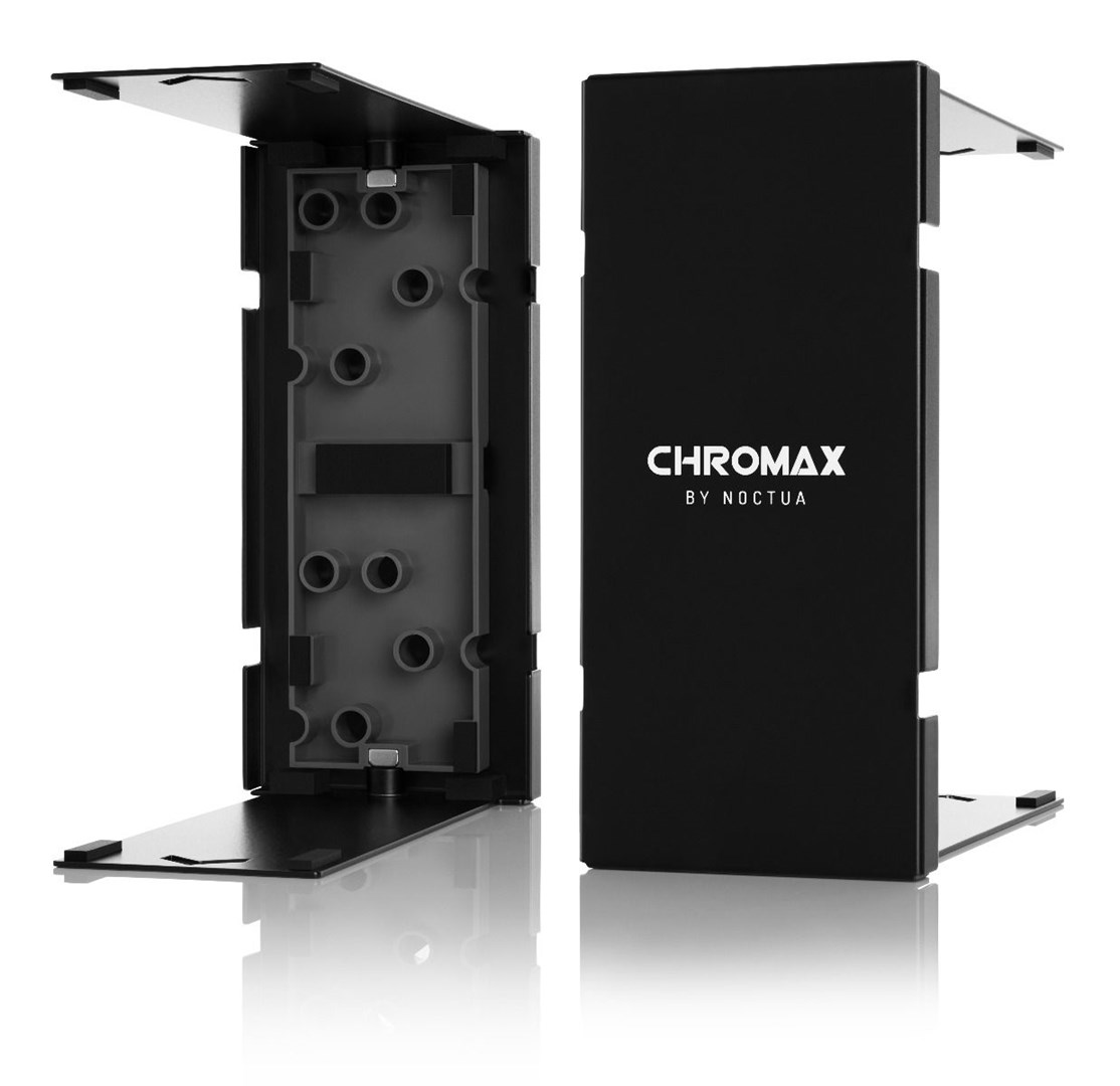 Kapak ftohësi Noctua NA-HC8 chromax.black, për NH-U12A, alumini, i zi