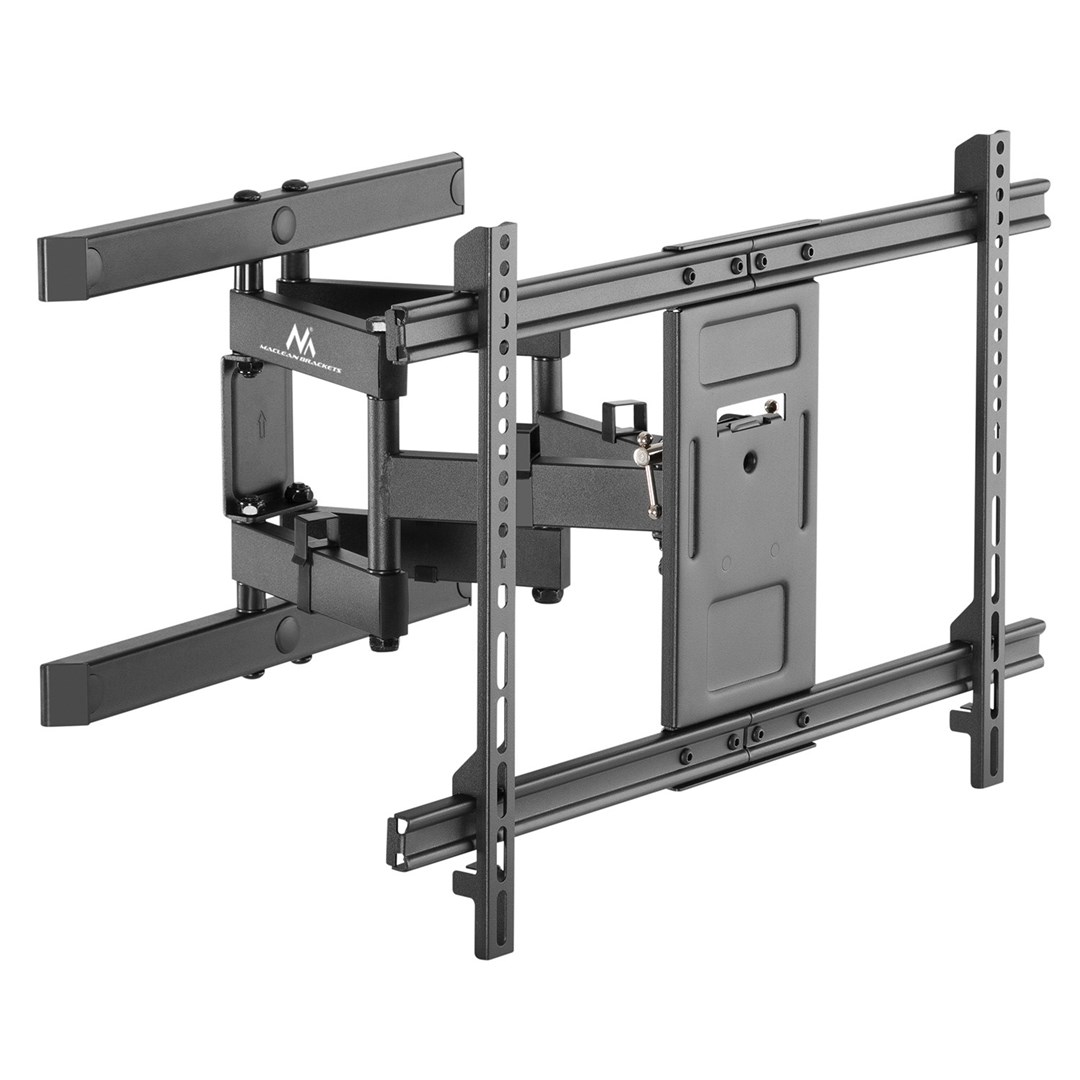 Mbajtëse muri për TV Maclean MC-881, 37-80", VESA 600x400, 60kg, e zezë