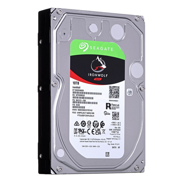 Hard Disk Seagate IronWolf, 10TB, 3.5", 7.200rpm, 256MB cache