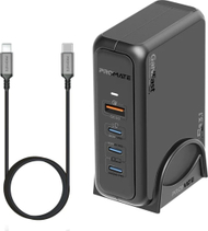 Karikues mural ProMate GaNPort 140W, 3x USB C, Quick Charge 3.0, i zi