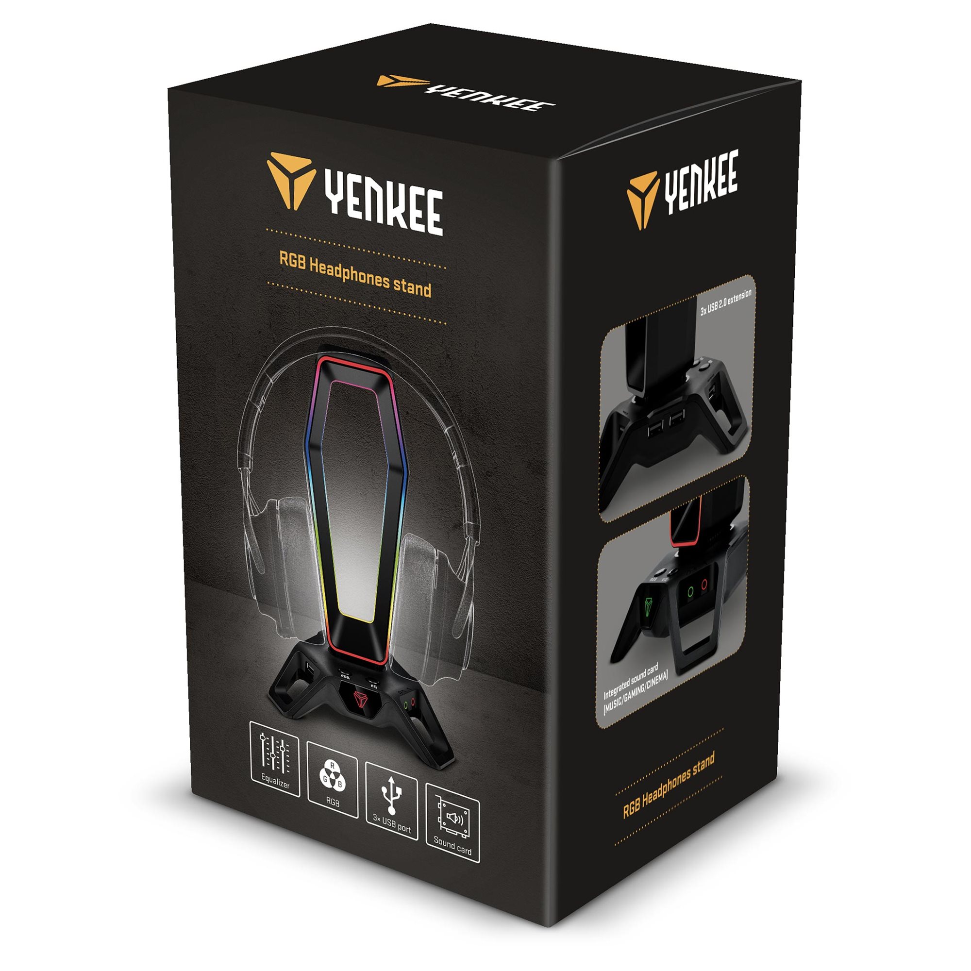 Mbajtëse për Kufje YENKEE YHB 3000 RGB