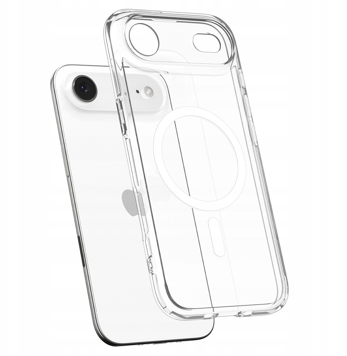 Mbulesë telefoni Spigen Ultra Hybrid MagSafe për iPhone 17 Air Pro, transparente, e bardhë