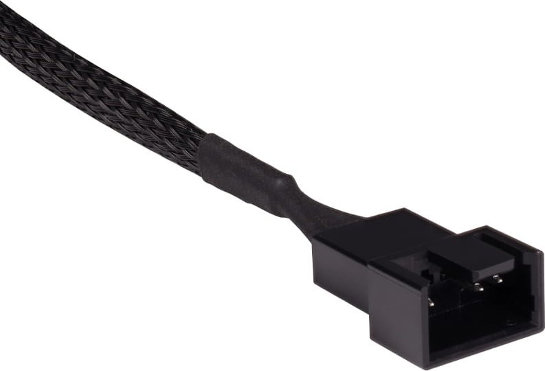 Kabllo splitter Alphacool 4 Pin në 4x 4 Pin PWM, 60 cm, i zi