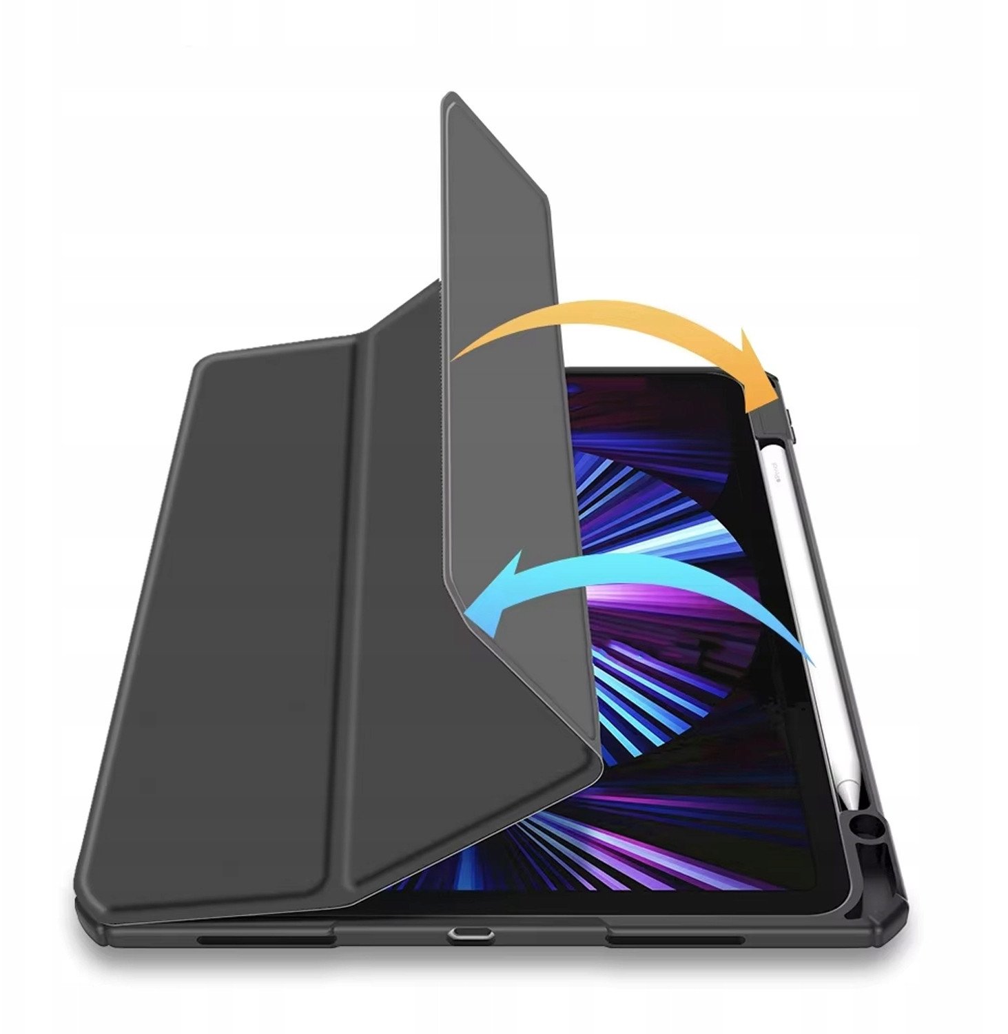 Kollf iPad Air 13 2024, Hard Crystal, funksion sleep wake, jeshil