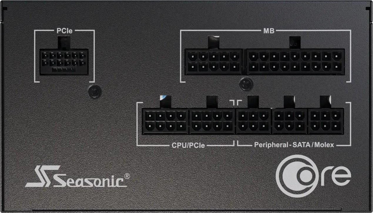 Furnizues energjie Seasonic Core GX ATX 3 2024, 750W, 80+ Gold, plotësisht modular, i zi