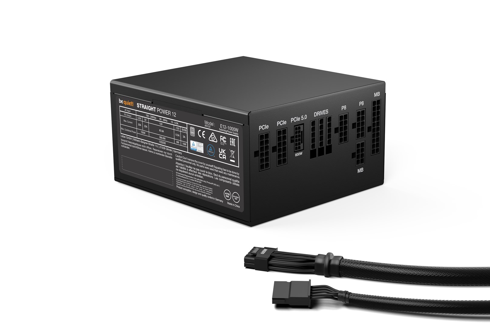 Burim energjie be quiet! Straight Power 12 BN338 , 1000W