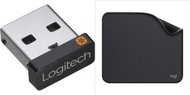 Set marrës Logitech Unifying USB Bluetooth 910-005931 me mousepad Studio Series, 2.4 GHz, Graphite