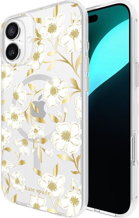 Mbrojtëse telefoni Kate Spade New York Sunshine Floral MagSafe, për iPhone 16 Plus, transparente me lule