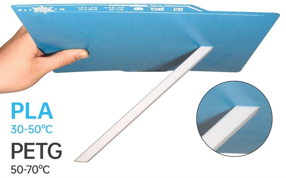 Pllakë ndërtimi 3D BIQU Panda BuildPlate CryoGrip Pro Frostbite, magnetike dyshe, 184x184mm, për Bambu Lab A1 mini