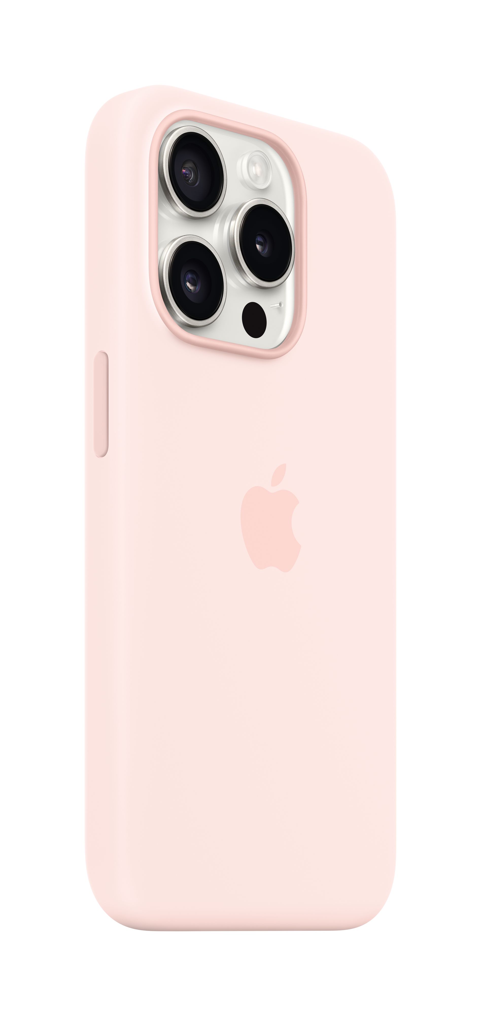 Apple iPhone 15 Pro Silicone Case me MagSafe, Light Pink