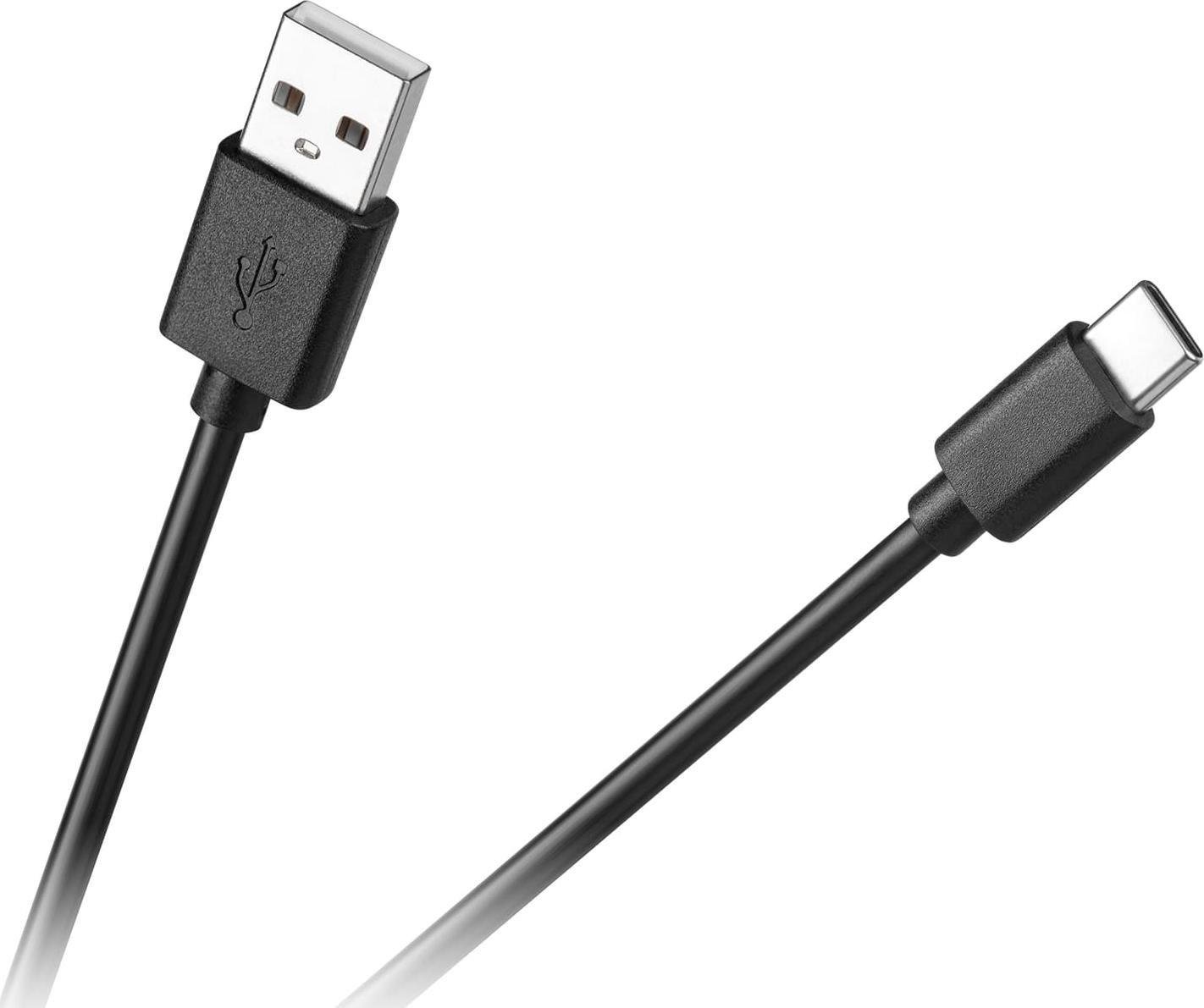 Kabllo USB Cabletech KPO4019-1, USB A në USB C, 1 m, i zi