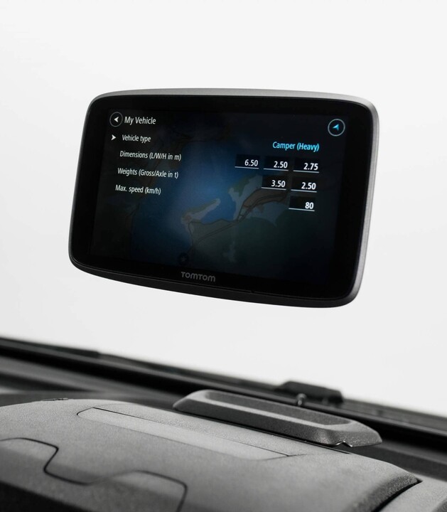 Navigues makine TomTom GO Camper Tour