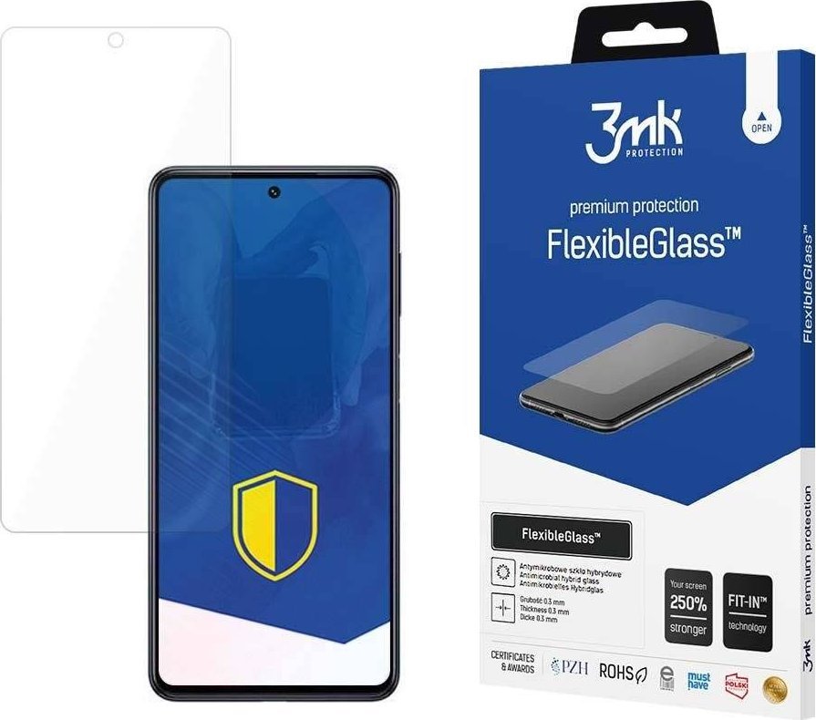 Mbrojtës ekrani 3MK FlexibleGlass për Samsung Galaxy M54, xham hibrid, transparent