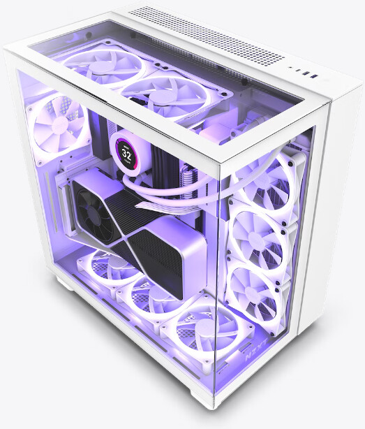 Kasë kompjuteri NZXT H9 Elite edition, e bardhë