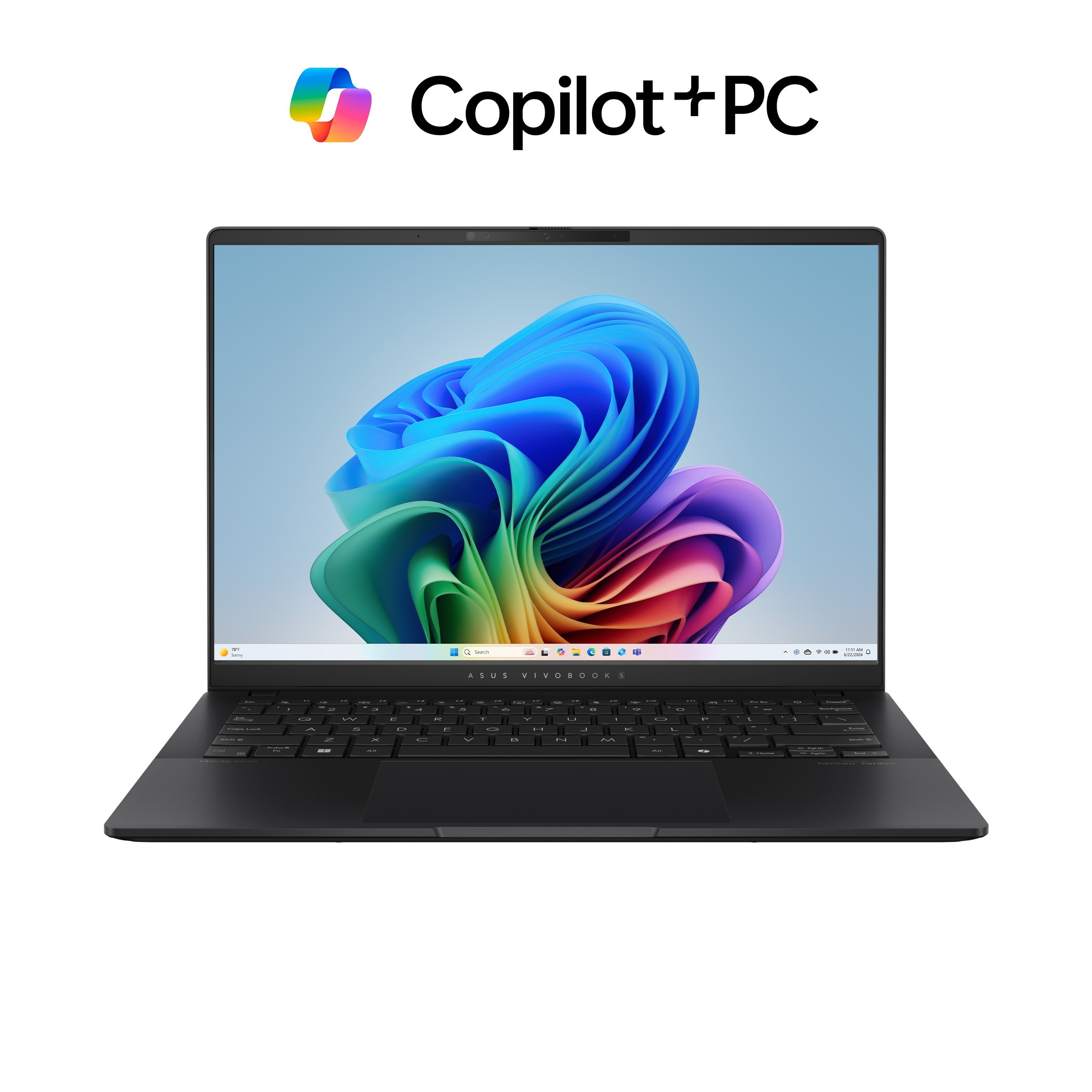 Laptop ASUS Vivobook S14 (M5406), 14", AMD Ryzen AI 7, 24GB RAM, 1TB SSD, Copilot+ PC, i zi