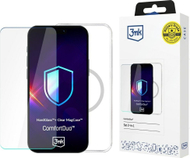 Set mbrojtës 3mk ComfortDuo Clear MagCase për Samsung Galaxy S25 Ultra, xham mbrojtës HardGlass, përputhshmëri MagSafe, transparent
