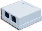 Prizë rrjeti Alantec GN002, Cat.5e, 2xRJ45, e bardhë