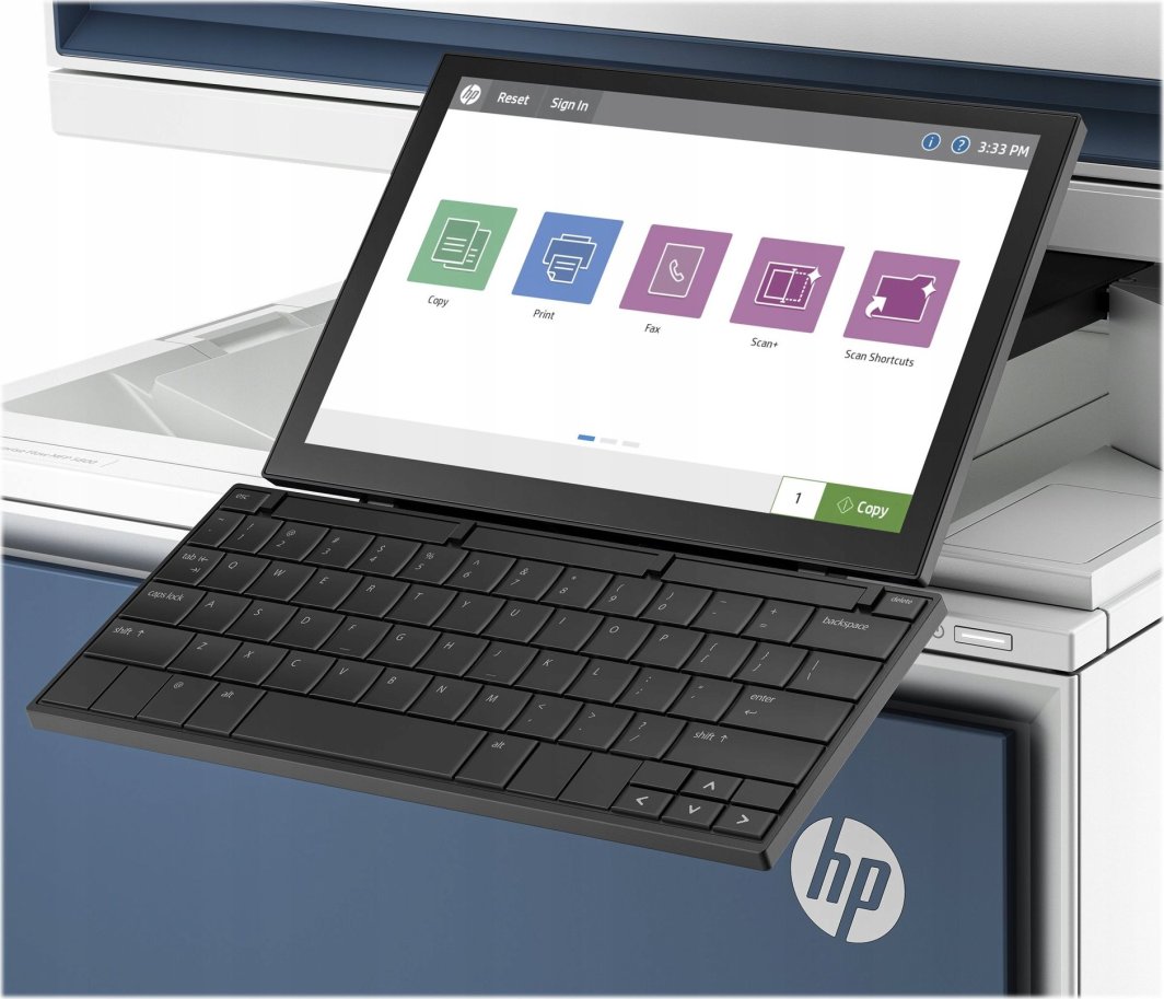 Printer multifunksional HP Color LaserJet Enterprise Flow MFP 5800zf, lazer me ngjyra, A4, i bardhë