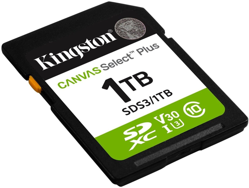 Kartë memorie Kingston Canvas Select Plus Gen3, 1TB, SDXC, 150MB/s