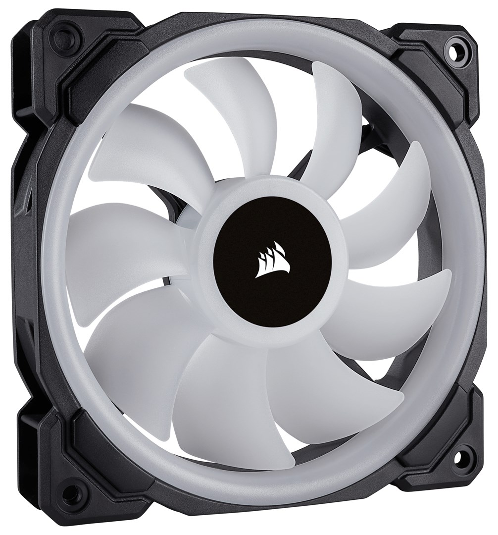 Ftohës Corsair LL120 RGB, 12 cm, i zi / i bardhë