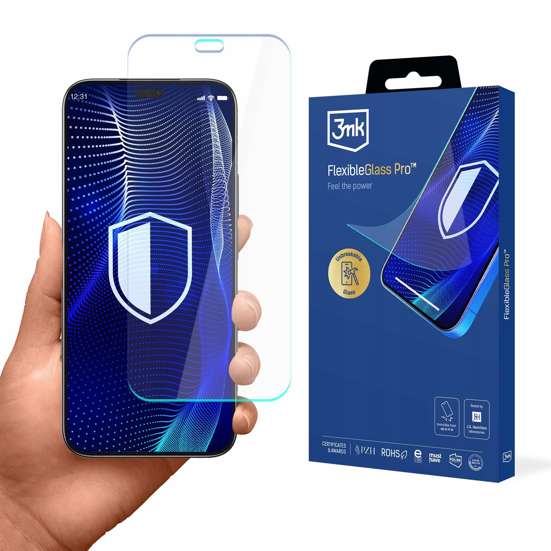 Folie mbrojtëse 3MK FlexibleGlass Pro për Honor 200 Lite, xham hibrid, transparente