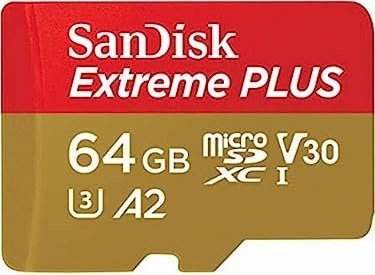 Kartë memorje WD Extreme Plus MicroSDXC, 64GB, Class 10 UHS-I U3 A2 V30