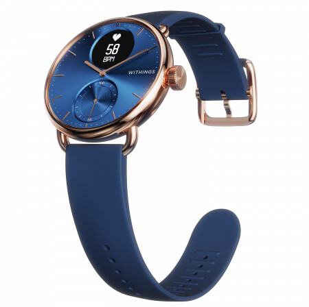 Orë smart Withings Scanwatch 38mm, Rose Gold Blue