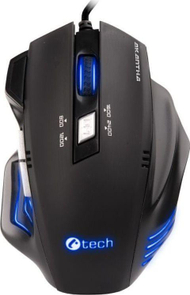 Mouse gaming C TECH Akantha, 2400 DPI, ndriçim LED blu