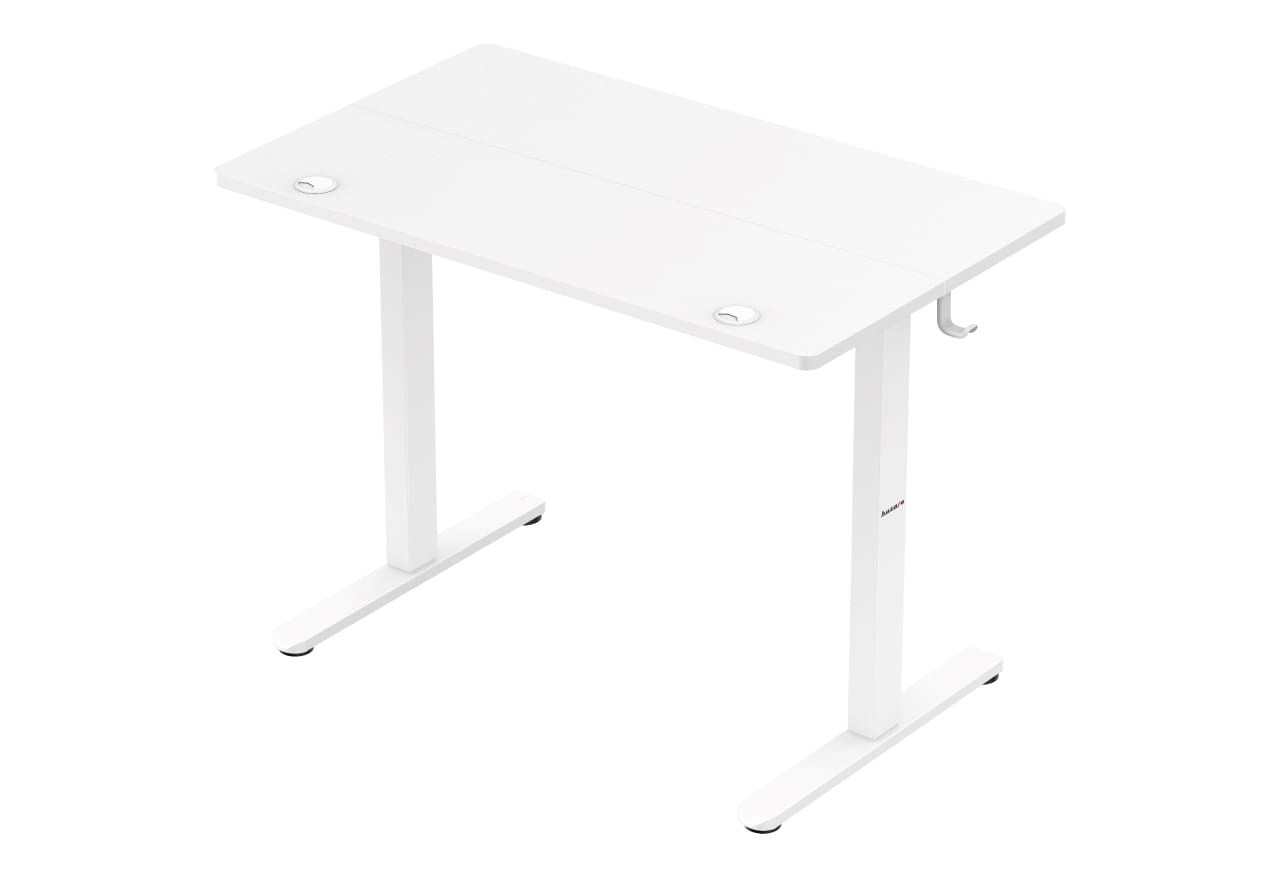 Tavolinë elektrike Huzaro Hero 7.9, 100 x 60 cm, lartësi e rregullueshme, e bardhë