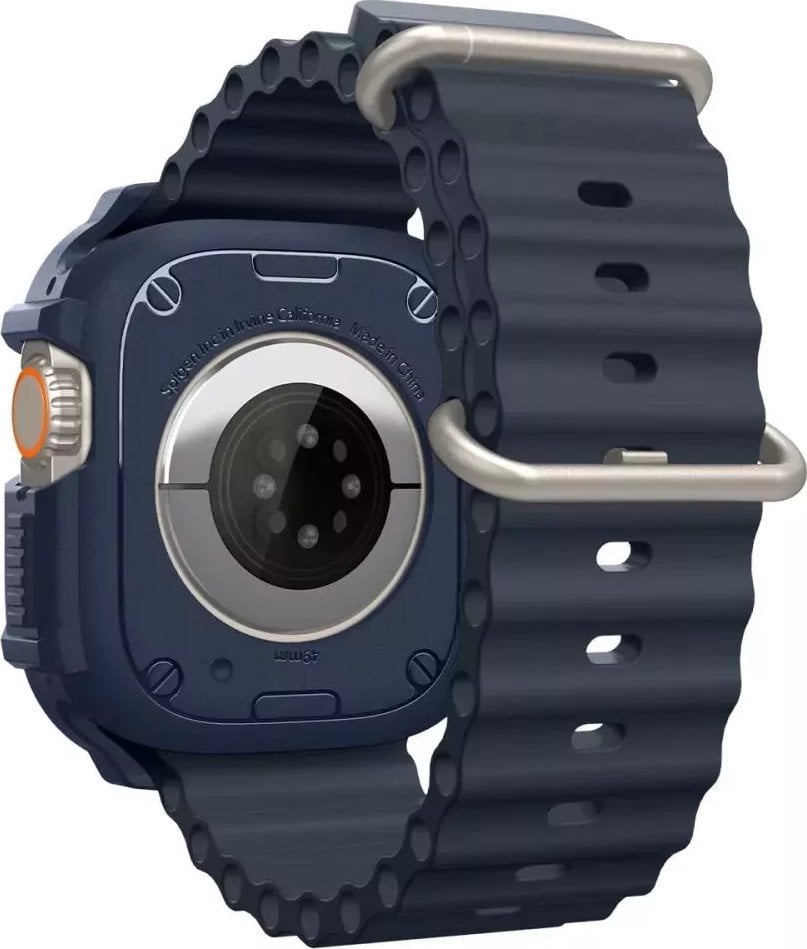 Mbulesë mbrojtëse Spigen Rugged Armor, për Apple Watch Ultra 2 1 49mm, TPU, blu e errët