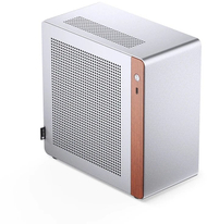 Kuti kompjuteri Jonsbo NV10, mini ITX, 2 slote low profile, argjendtë