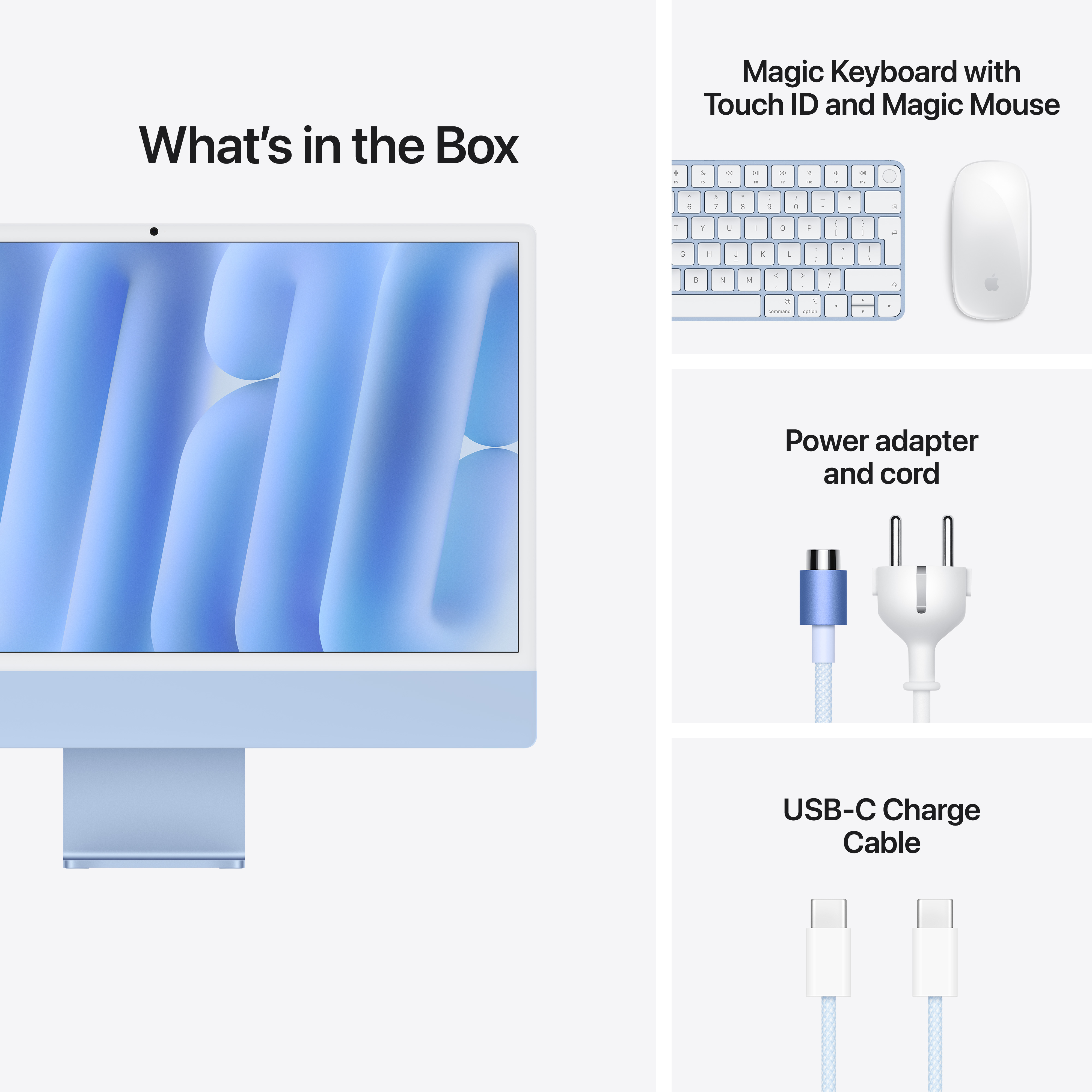 Apple iMac 24", M6 12‑core, 24GB, 512GB SSD, 12‑core GPU, Blue