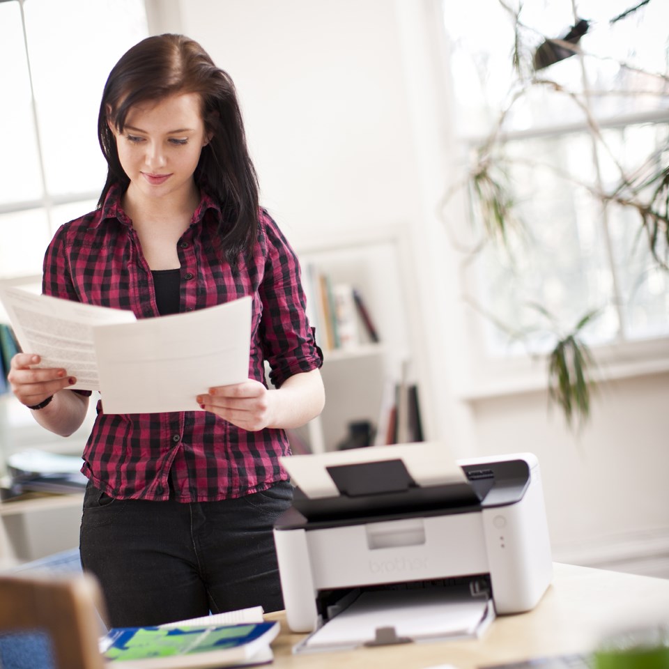 Printer Brother HL-1110, mono laser, i hirtë