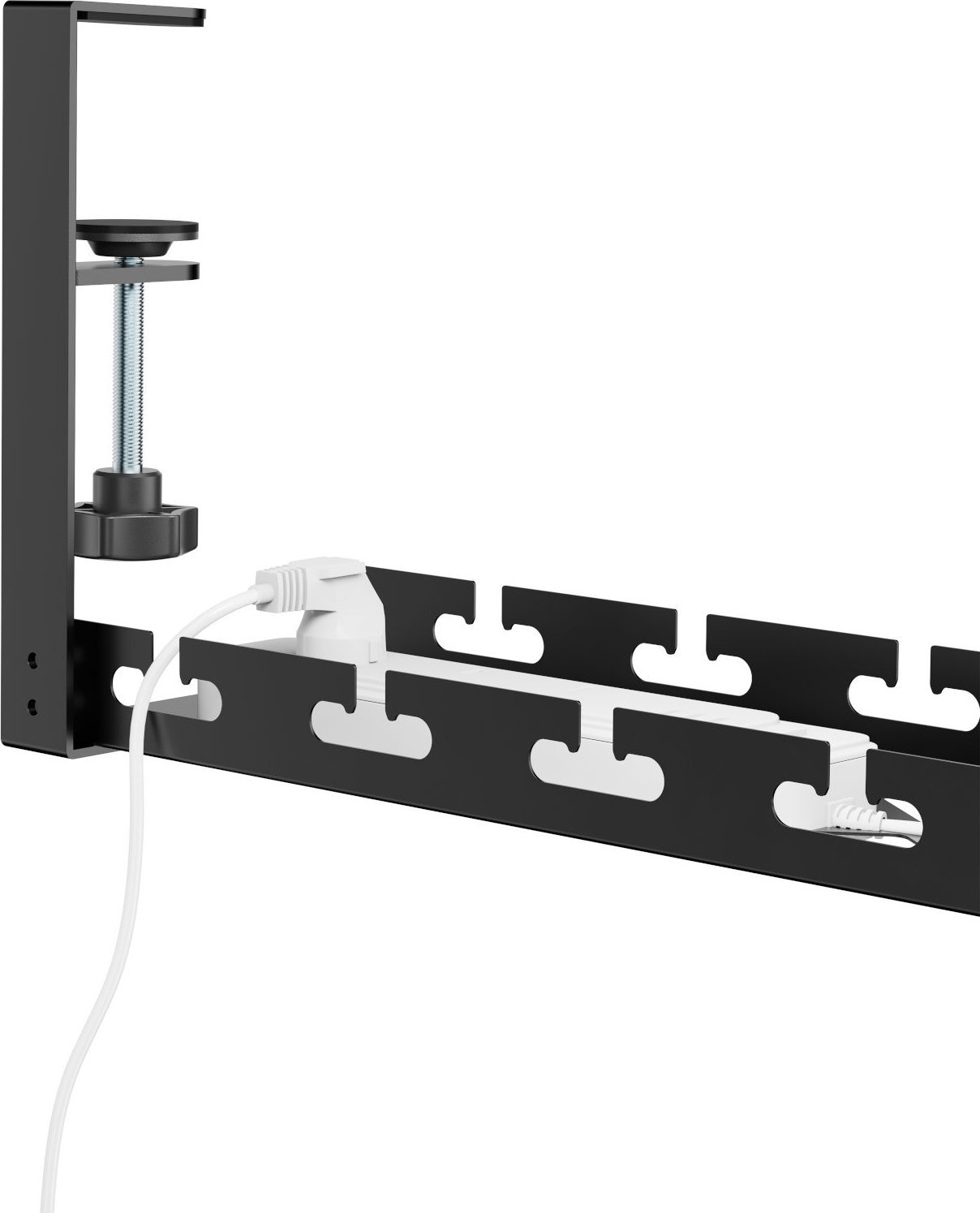 Organizues kabllosh Mozos UCM-3-BK, për tavolinë dhe banak, i zi