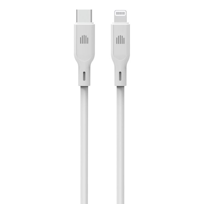Dviced Cable USB-C To Lightning Silicone 1,25M, White