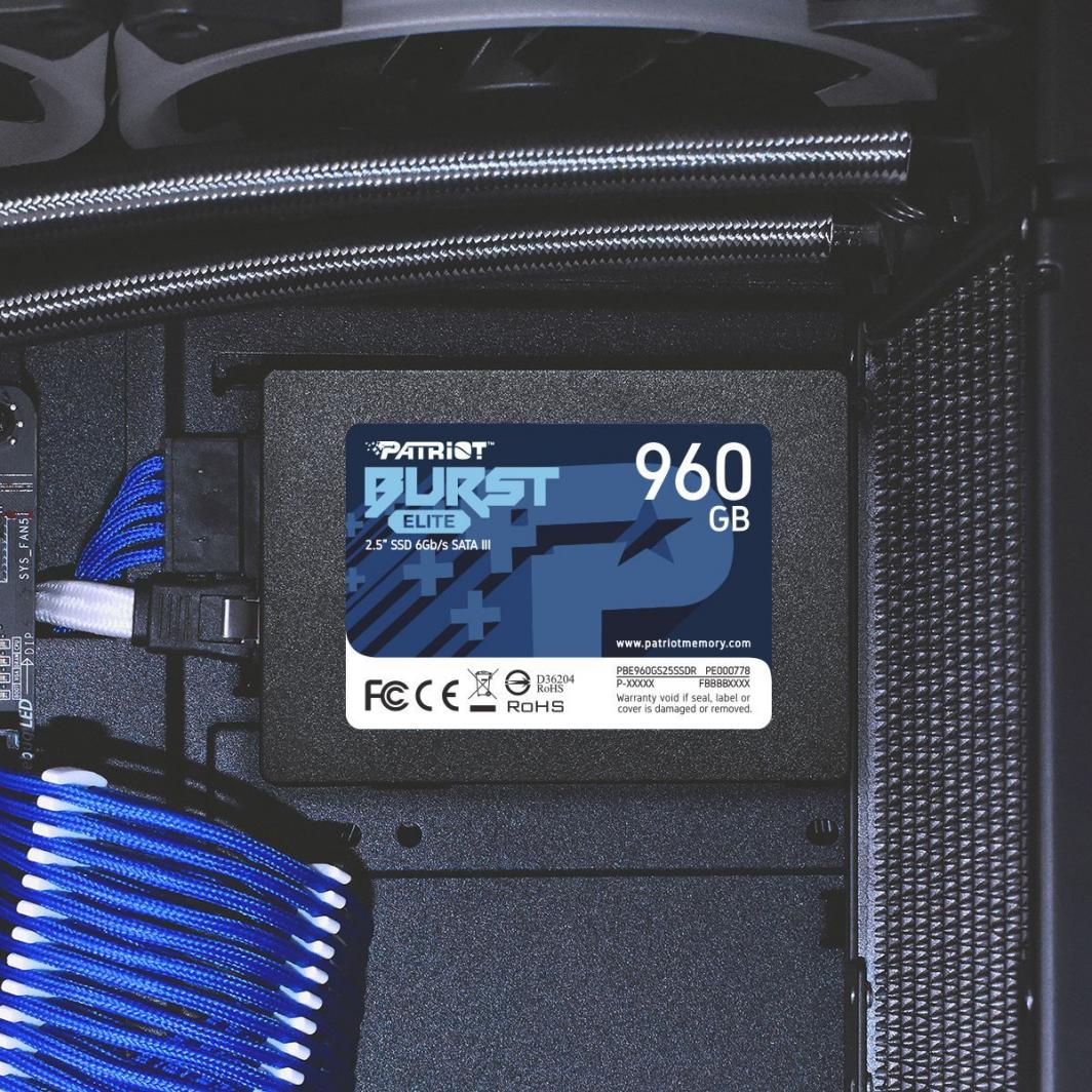 Disk Patriot Burst Elite, 2.5 "- 960GB