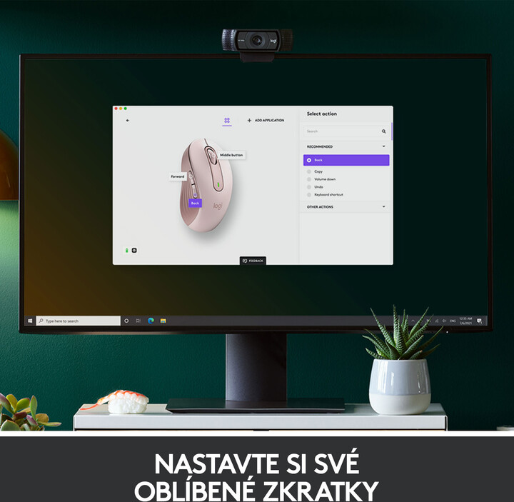 Maus Logitech M650, rozë