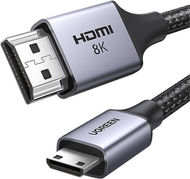 Kabllo HDMI Mini në HDMI Ugreen 15515, 2m, 8K, i zi